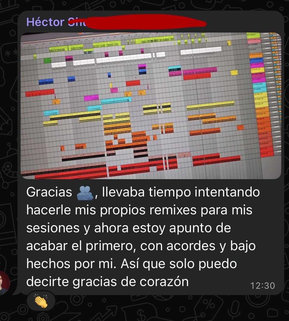Testimonio de Héctor: Llevaba tiempo intentando hacer mis propios remixes y ahora estoy a punto de acabar el primero.