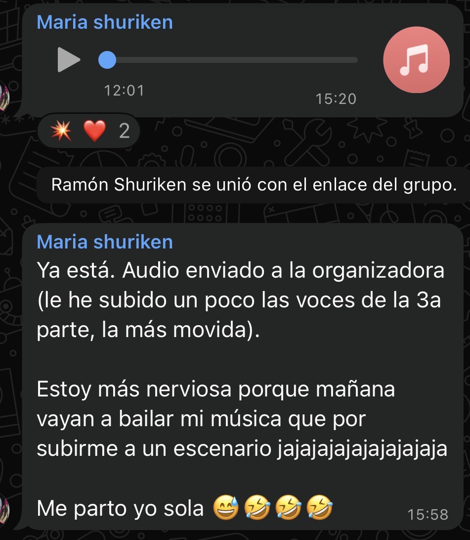 Testimonio de María: Estoy más nerviosa porque mañana vayan a bailar mi música que por subirme a un escenario.